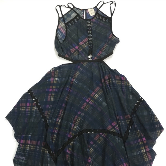 NWT Free People Glasgow Cut Out Dress - Picture 6 of 6